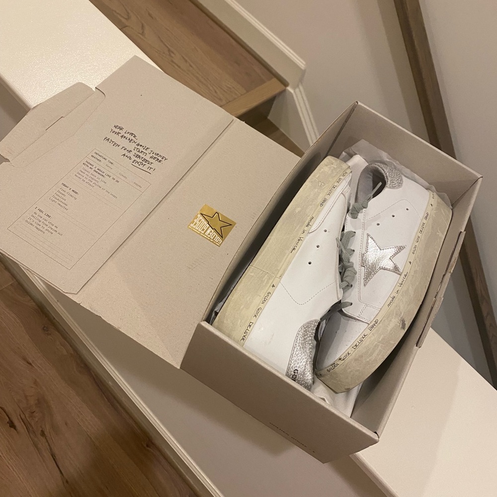 Authentic Golden Goode High Star Platform Sneaker